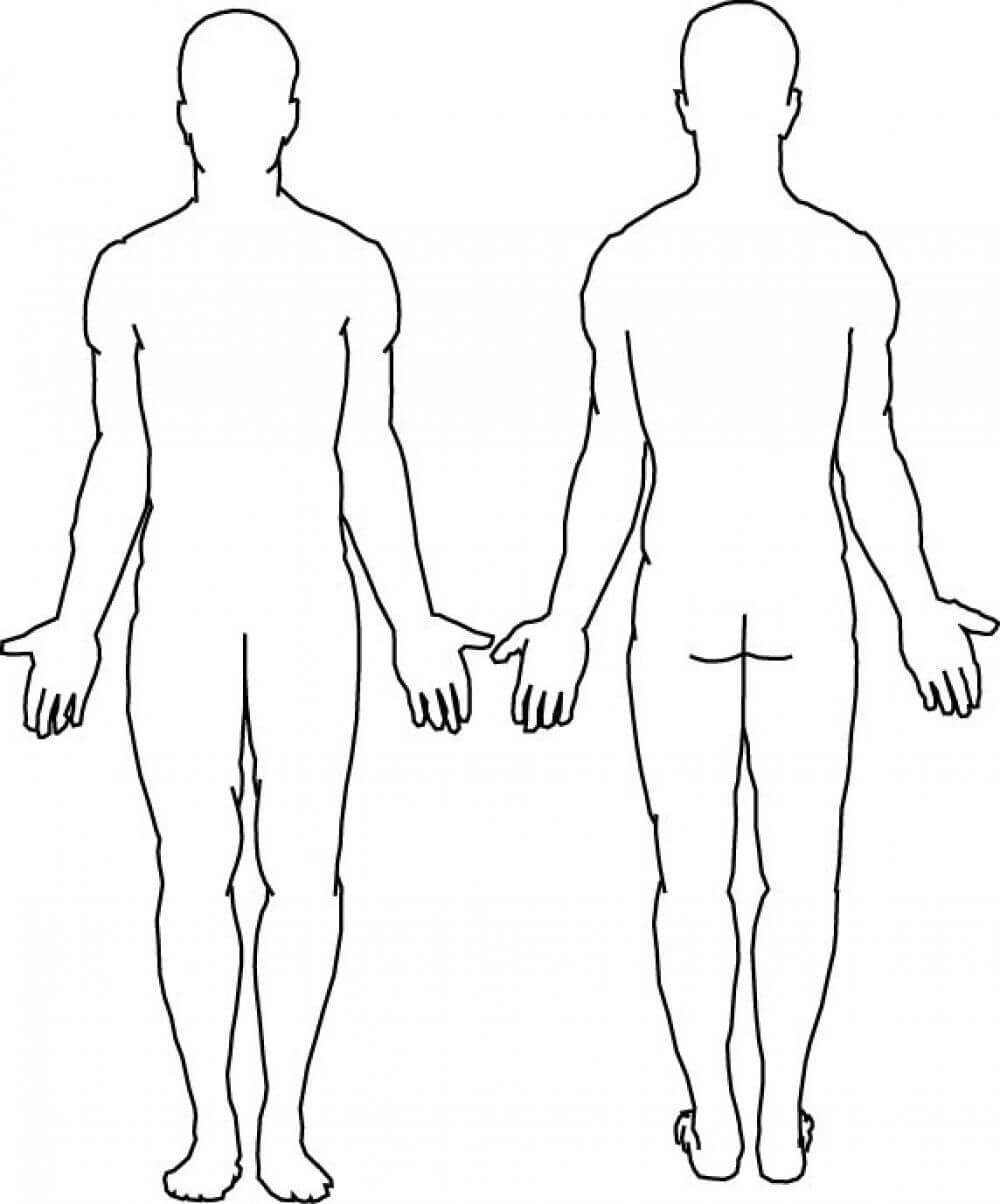 Blank Body | Final Tattoo Ideas | Human Body Diagram, Body throughout Blank Body Map Template