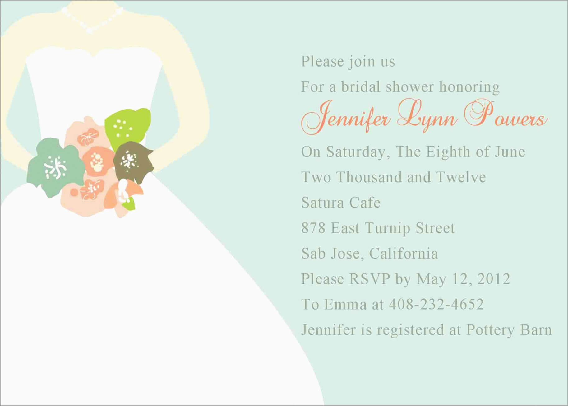 Blank Bridal Shower Invitation Template | Invitation Card With Regard To Blank Bridal Shower Invitations Templates