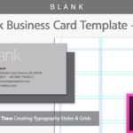 Blank Business Card Indesign Template With Regard To Plain Business Card Template