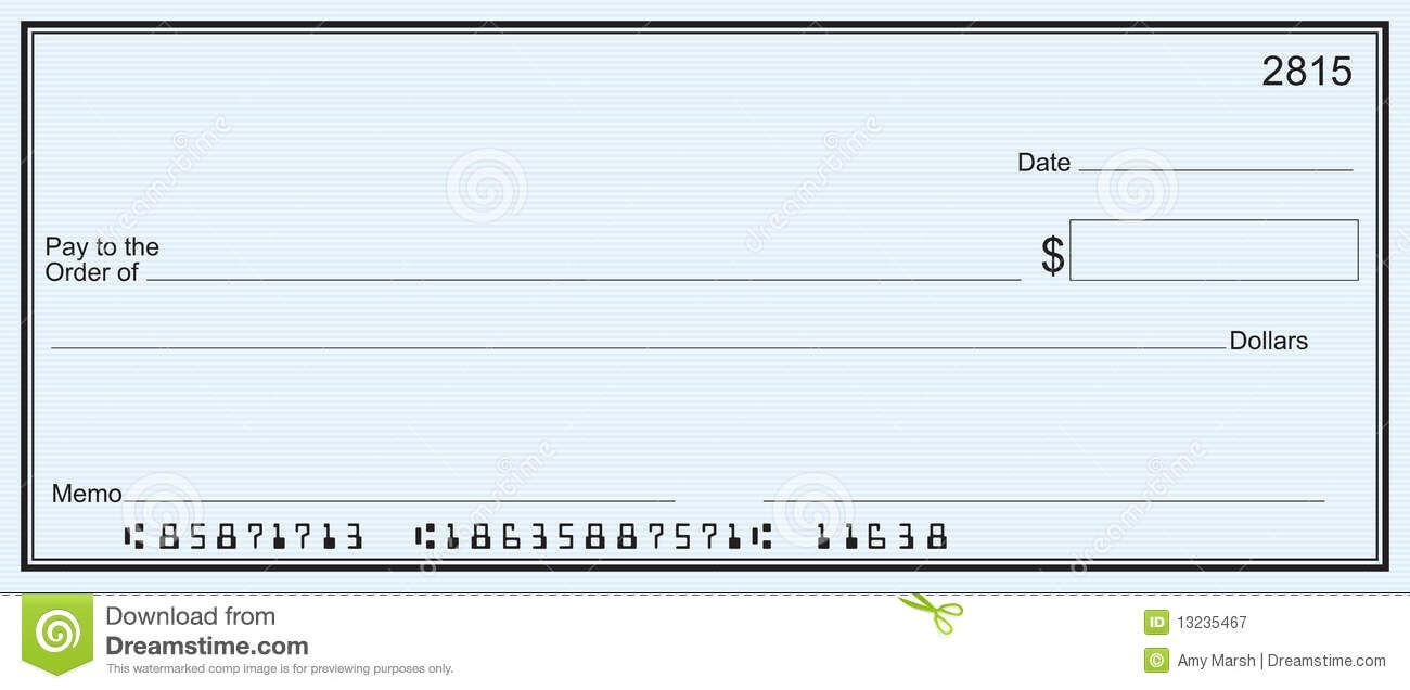 Blank Business Check Template | Blank Check | Blank Check Intended For Blank Business Check Template Word