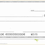 Blank Business Check Template | Template | Business Checks Intended For Large Blank Cheque Template