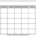 Blank Calendar – Beta Calendars In Blank Calander Template