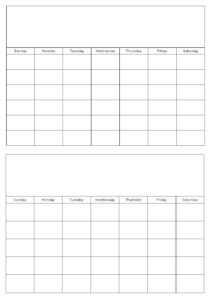 Blank Calendar Template Free Printable Blank Calendars For Month At A ...