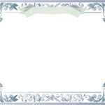 Blank Certificate Template For Best Solution | Printable Intended For Award Certificate Border Template