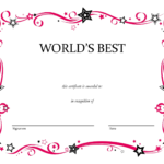 Blank Certificate Templates To Print | Activity Shelter Inside Pages Certificate Templates