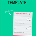 Blank Check Template – Teaching Teens How To Manage Money Inside Fun Blank Cheque Template