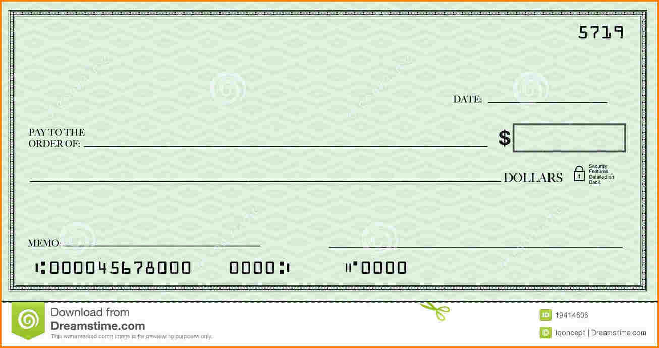 Blank Check Template | Template Business Throughout Editable Blank Check Template