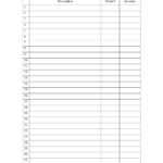 Blank Checklist Template For Teachers Printable Word Weekly Pertaining To Blank Checklist Template Word