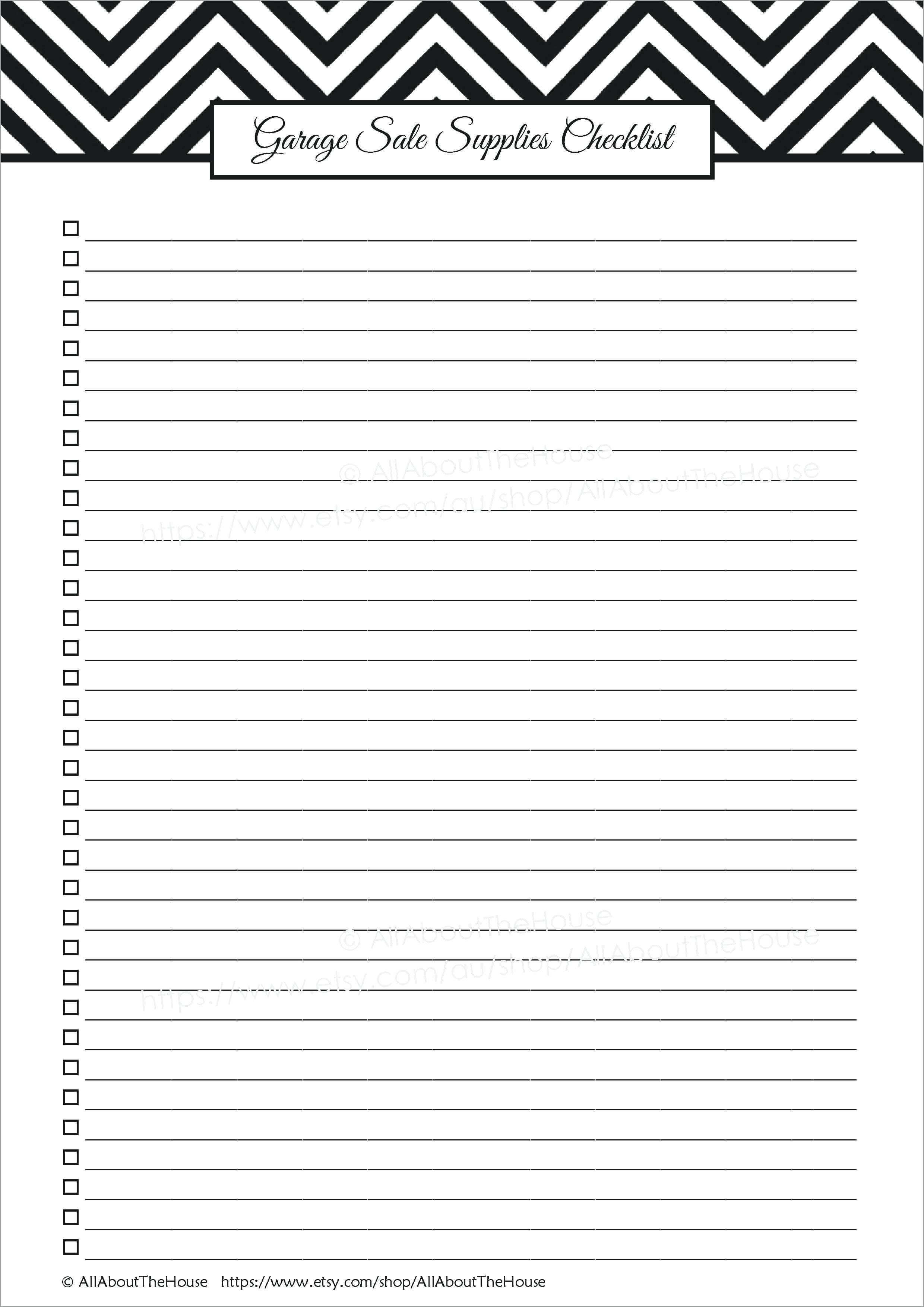 Blank Checklist Template Word – Verypage.co Throughout Blank Checklist Template Word