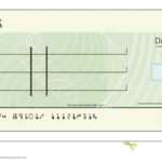 Blank Cheque Illustration Stock Vector. Illustration Of Within Blank Cheque Template Download Free