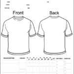 Blank Clothing Order Form Template | Besttemplates123 Within Blank T Shirt Order Form Template