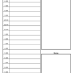 Blank Daily Schedule Template New Edit Fill Sign Online Regarding Printable Blank Daily Schedule Template
