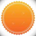 Blank Empty Stamp, Seal Or Badge Template In Blank Seal Template