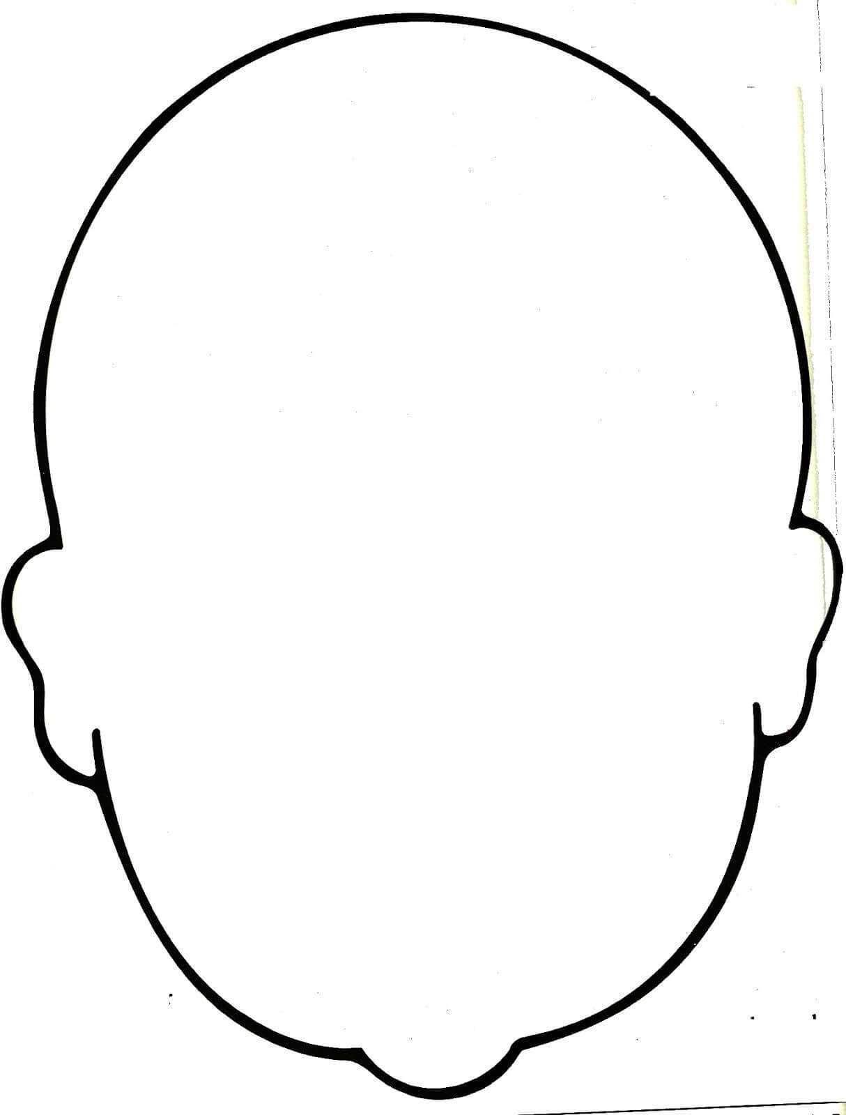 Blank Face Coloring Page – Bing Images | Work Ideas | Face For Blank Face Template Preschool