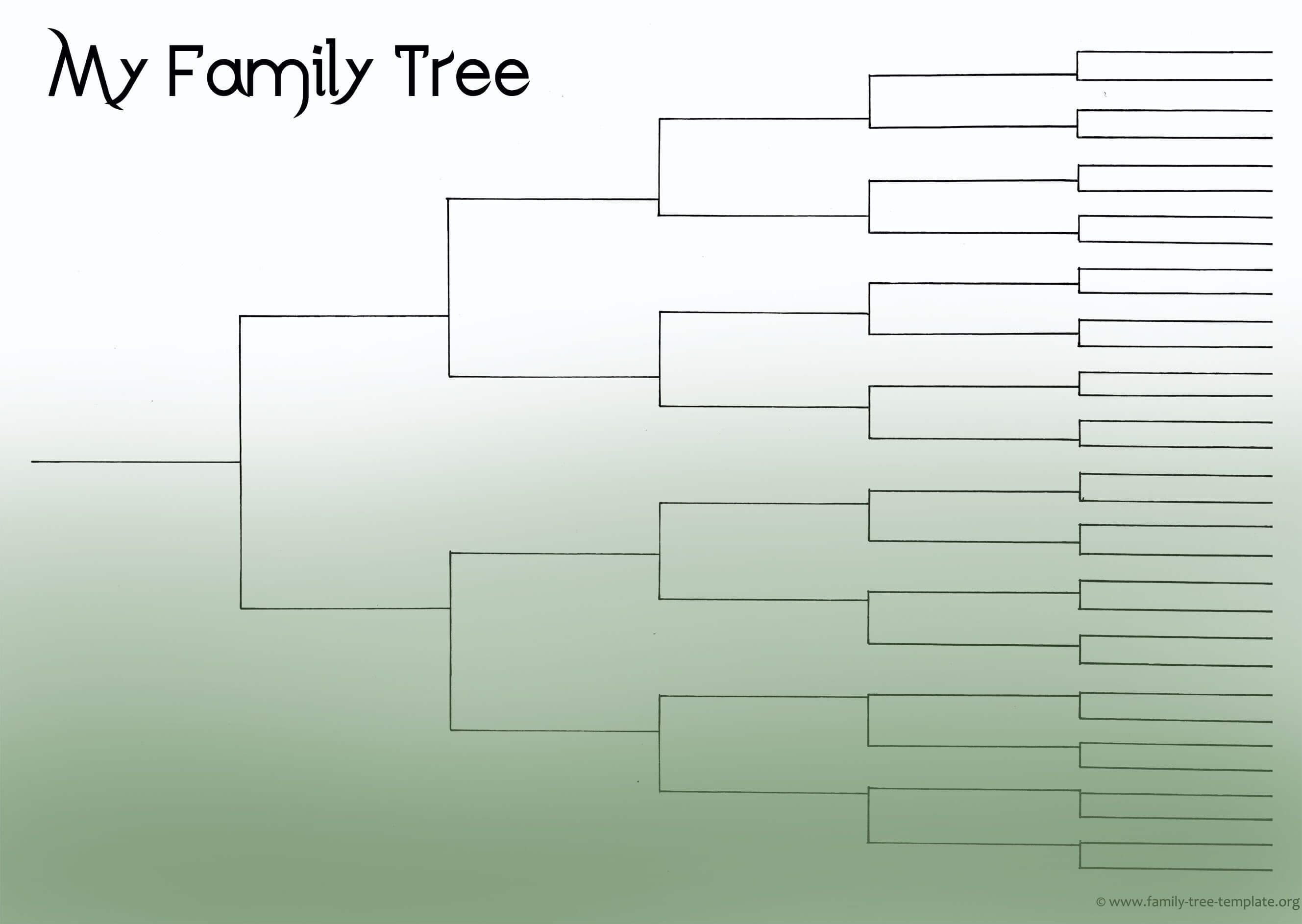Blank Family Tree Chart Template | Geneology | Blank Family Intended For Blank Tree Diagram Template