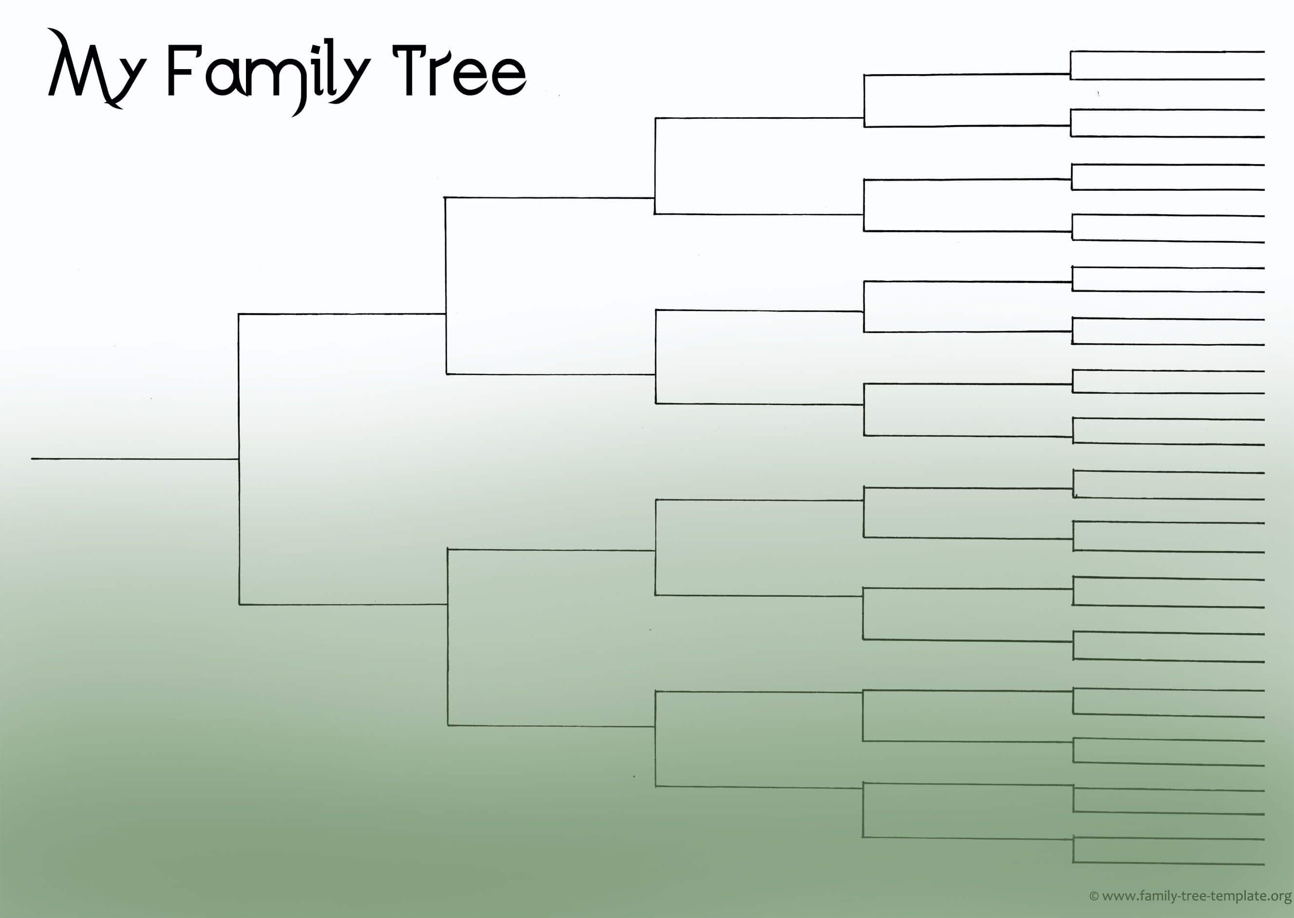 Blank Tree Chart