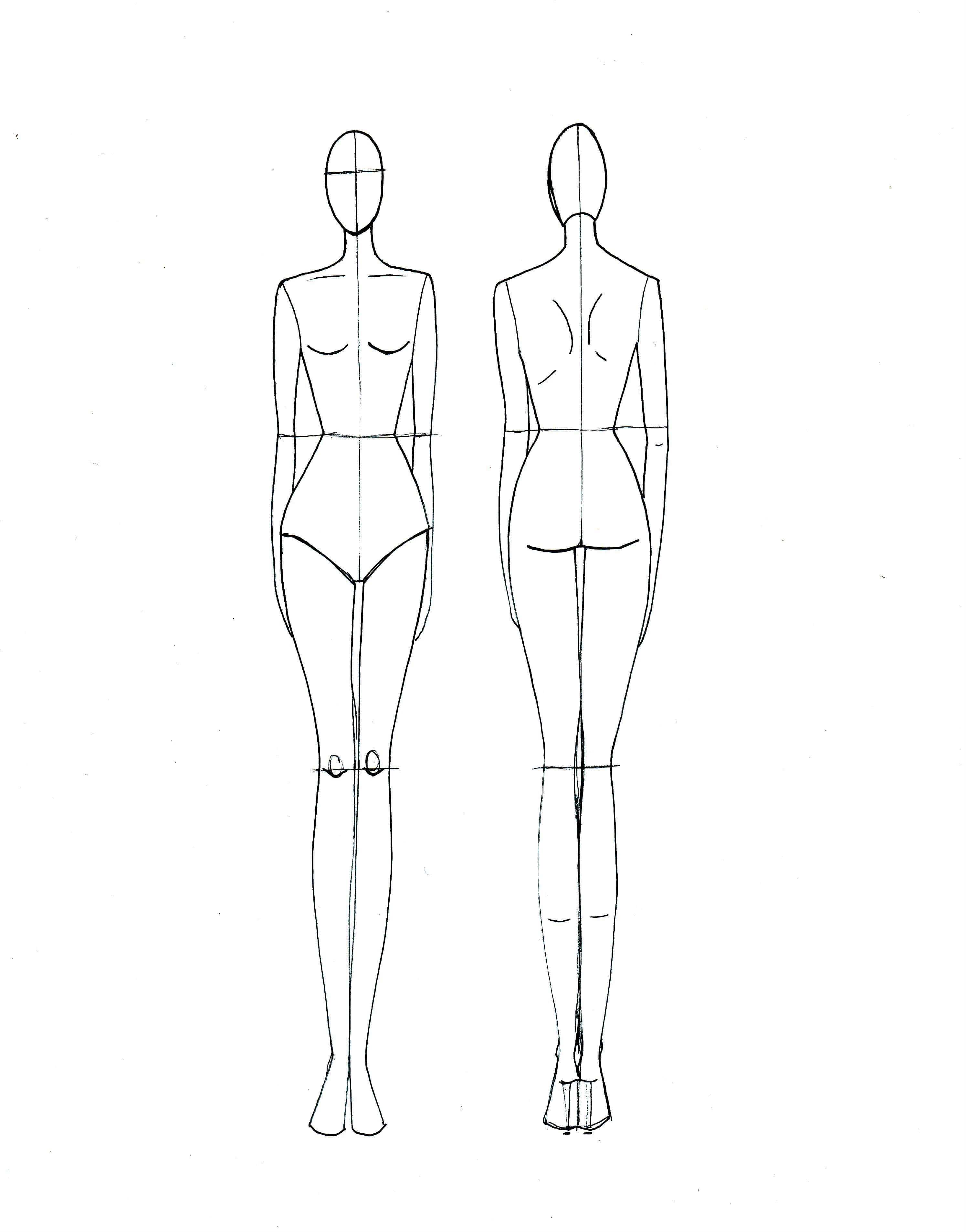 Blank Fashion Design Models | Projects To Try | Fashion Intended For Blank Model Sketch Template