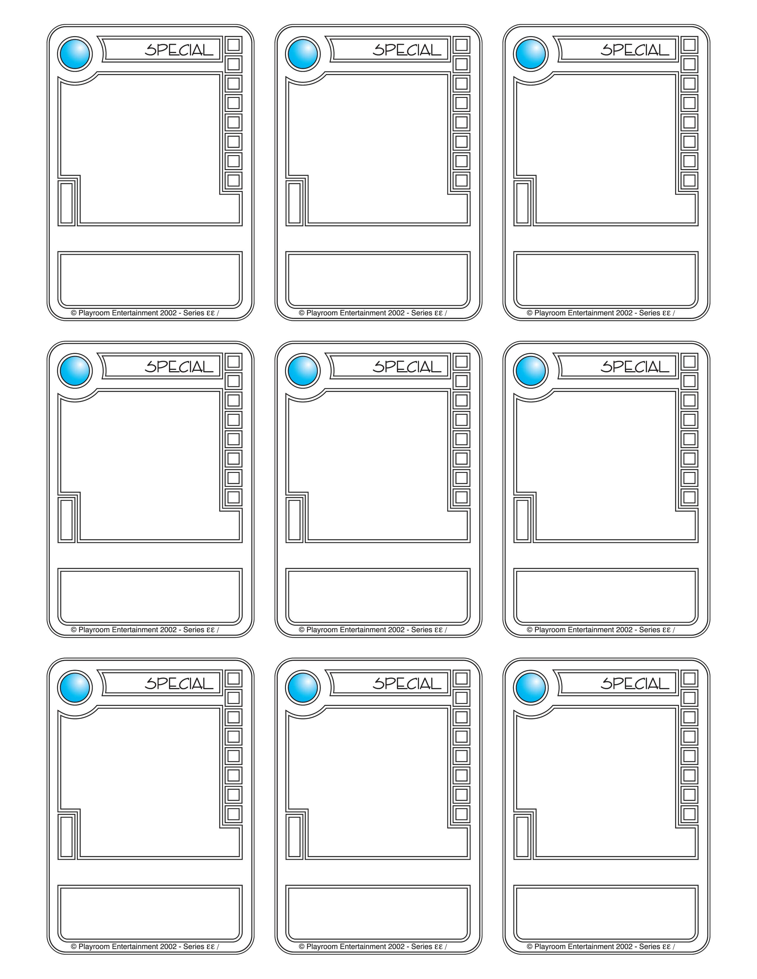 Blank Game Card Template | Theveliger Throughout Blank Playing Card Template