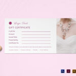 Blank Gift Certificate Template Within Gift Certificate Template Indesign