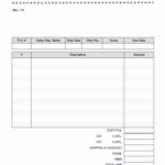 Blank Invoice Template For Mac Printable Work Infer Ifreezer Regarding Free Invoice Template Word Mac