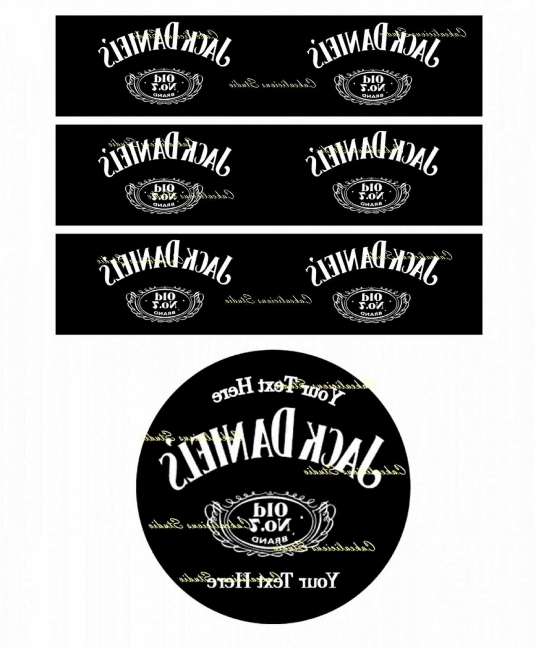 Blank Jack Daniels Label Template Best Of Download Vector Within Blank Jack Daniels Label Template