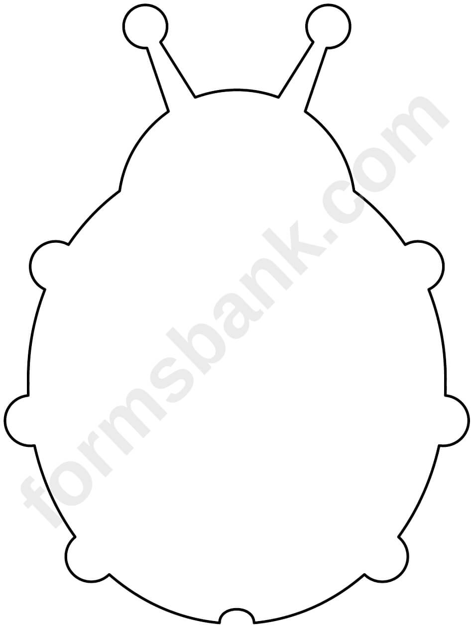 Blank Ladybug Template Printable Pdf Download Throughout Blank Ladybug Template