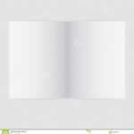 Blank Magazine Spread Template Vector Illustration In Blank Magazine Spread Template