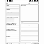 Blank Newspaper Template – Locksmithcovington Template With Blank Newspaper Template For Word