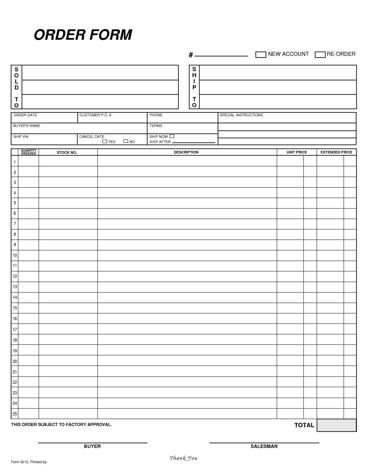 Blank Order Forms For T Shirts | Azərbaycan Dillər Universiteti Within Blank T Shirt Order Form Template
