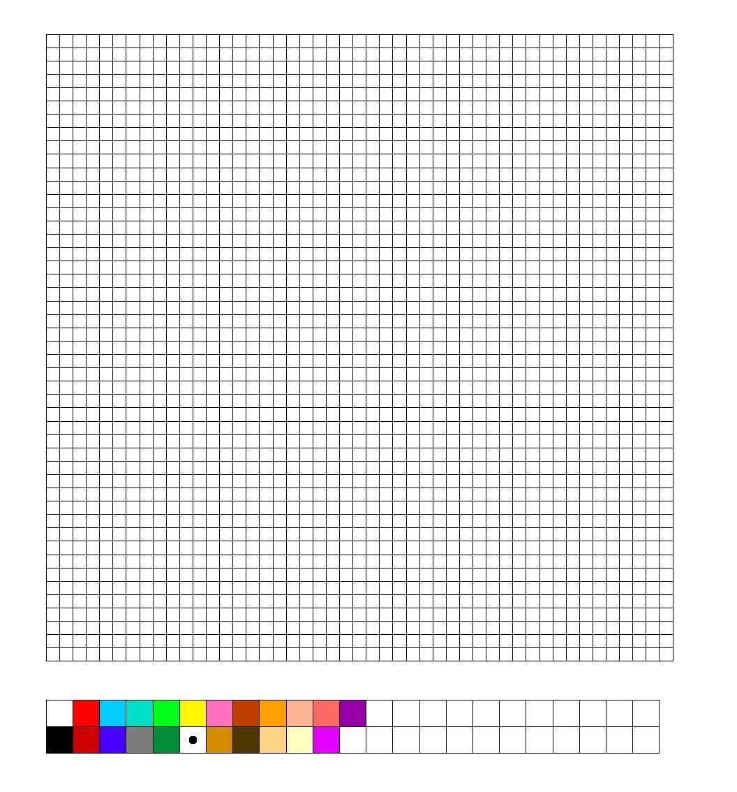 Blank Perler Bead Template | Chart Designs Template In Blank Perler Bead Template