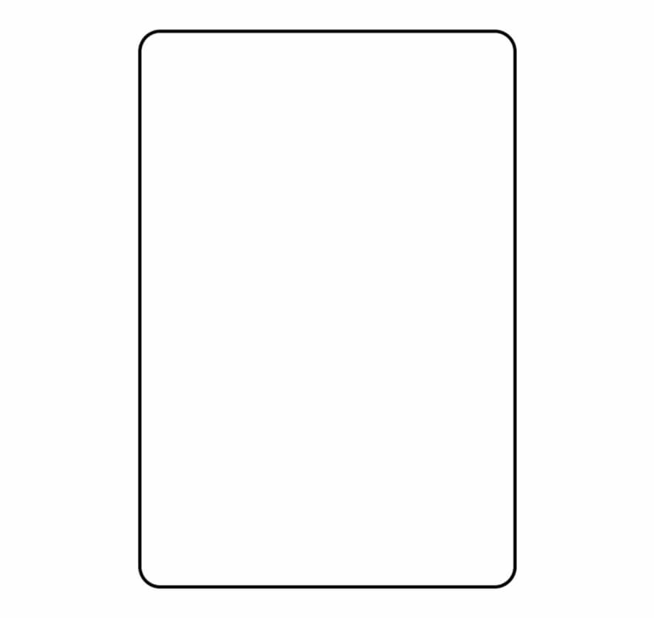 Blank Playing Card Template – Parallel Free Png Images In Blank Playing Card Template