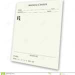 Blank Prescription Pad Stock Illustration. Illustration Of With Blank Prescription Form Template