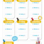Blank Revision Timetable Template | Classroom | Revision In Blank Revision Timetable Template