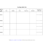 Blank Rubric Template | Point Rubric Worksheet | Gs Within Blank Rubric Template