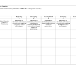 Blank Rubrics To Fill In | Rubric Template - Download Now pertaining to Blank Rubric Template