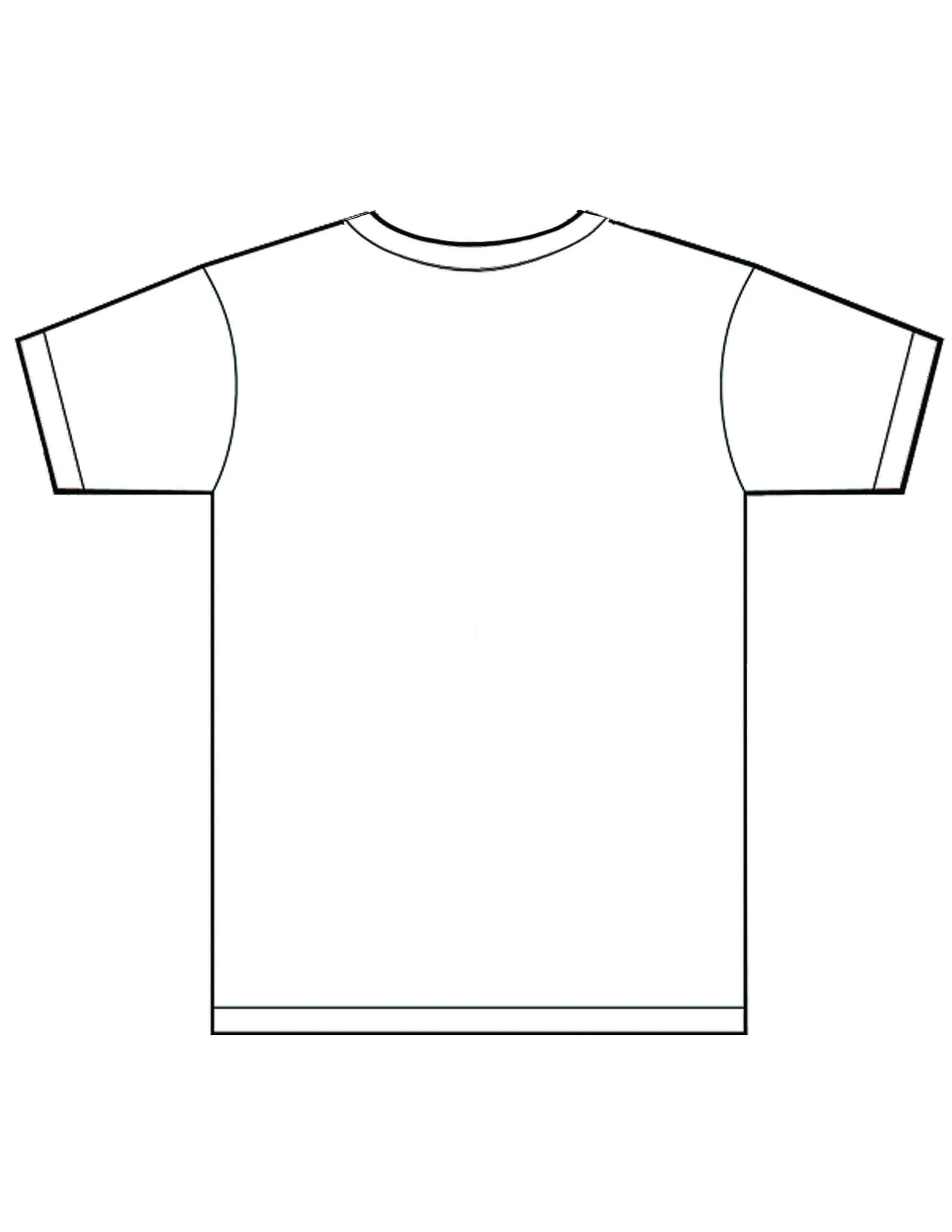 Blank Shirt Template Pdf | Azərbaycan Dillər Universiteti For Blank Tshirt Template Pdf