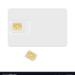 Blank Sim Card Template Realistic Icon With Regard To Sim Card Template Pdf