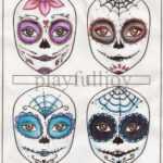 Blank Sugar Skull Template – Google Search | Sugar Skulls In Blank Sugar Skull Template