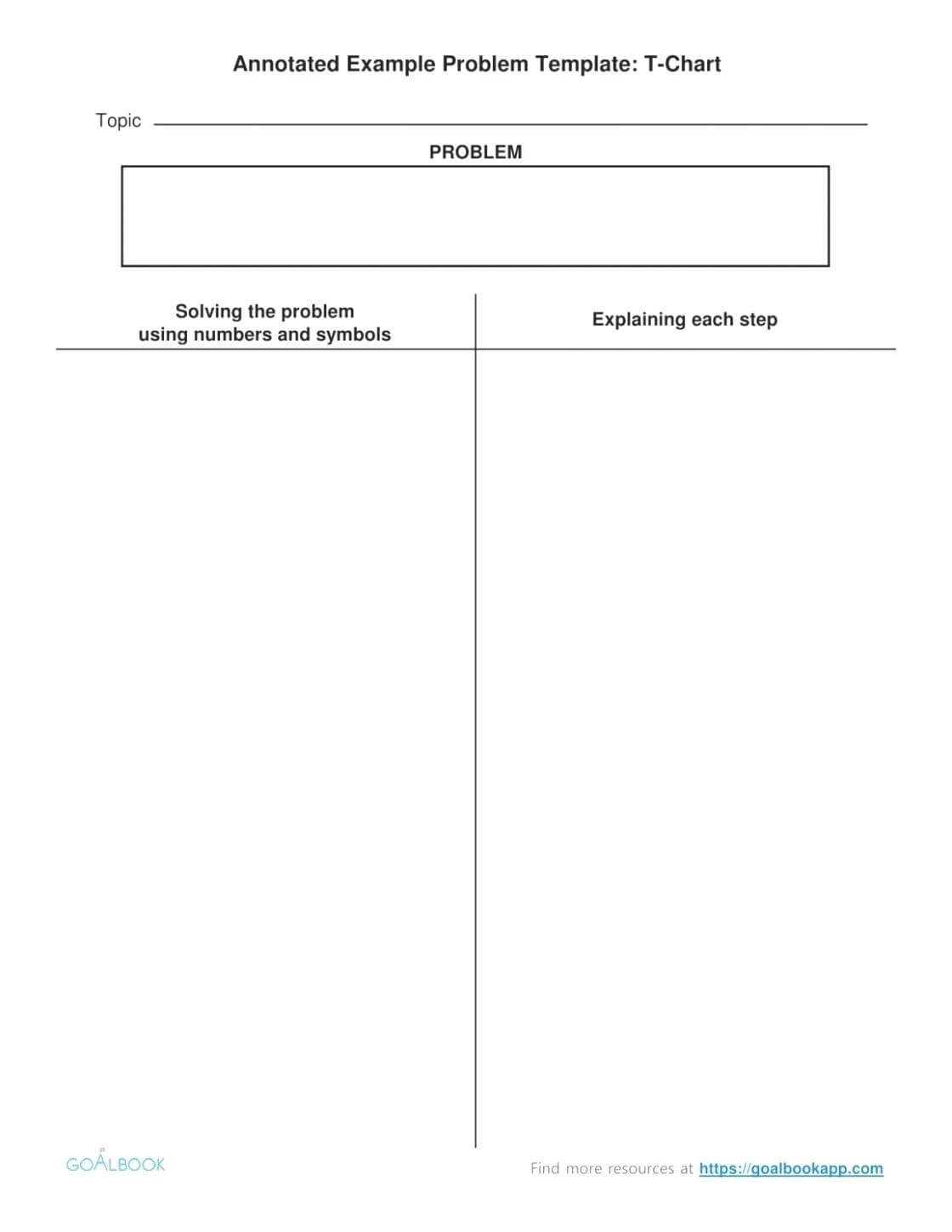 Blank T Chart Template – Wepage.co With T Chart Template For Word