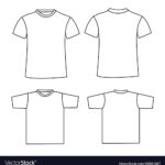 Blank T Shirt Template Front And Back Inside Blank Tee Shirt Template