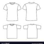 Blank T Shirt Template Front And Back Inside Blank Tee Shirt Template