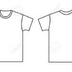 Blank T Shirt Template. Front And Back Pertaining To Blank Tee Shirt Template