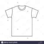 Blank T Shirt Template Stock Vector Art & Illustration Inside Blank Tee Shirt Template