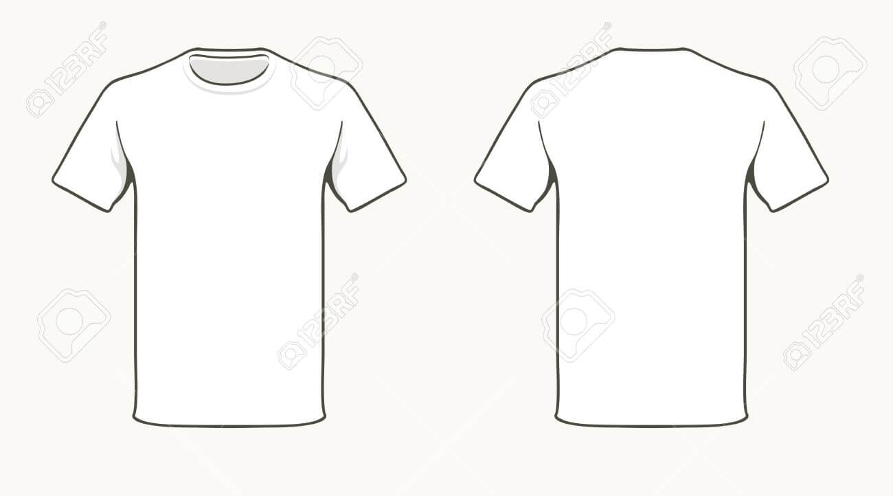 Blank T Shirt Template. Throughout Blank Tee Shirt Template