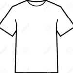 Blank T Shirt Template Vector In Blank Tee Shirt Template