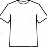 Blank T Shirt Template Vector Royalty Free Cliparts, Vectors Within Blank T Shirt Outline Template