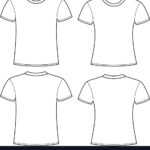 Blank T Shirts Template Intended For Blank Tshirt Template Pdf