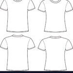 Blank T Shirts Template Royalty Free Vector Image Regarding Blank T Shirt Outline Template