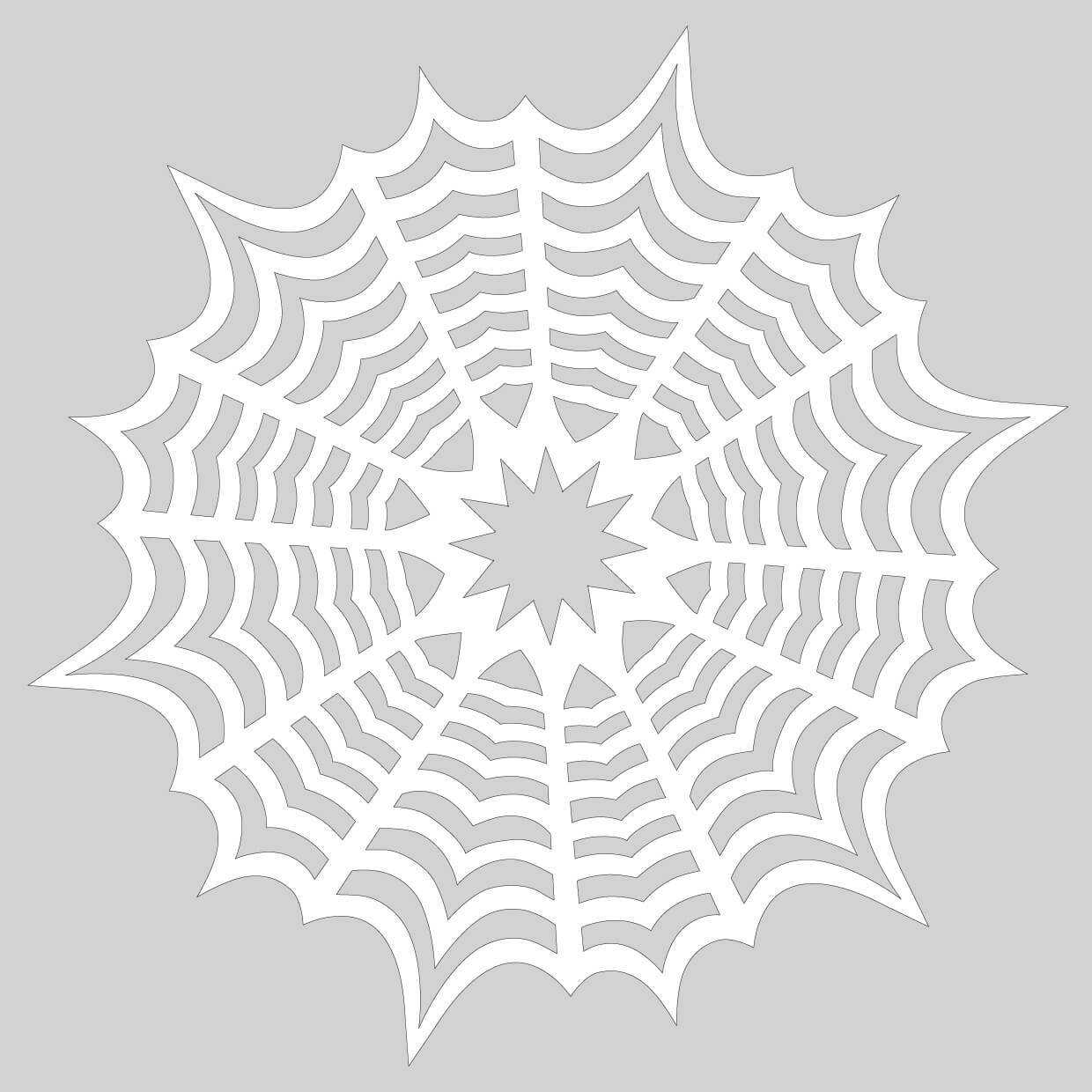 Blank Template To Draw A Pattern For Paper Snowflake | Free Pertaining To Blank Snowflake Template