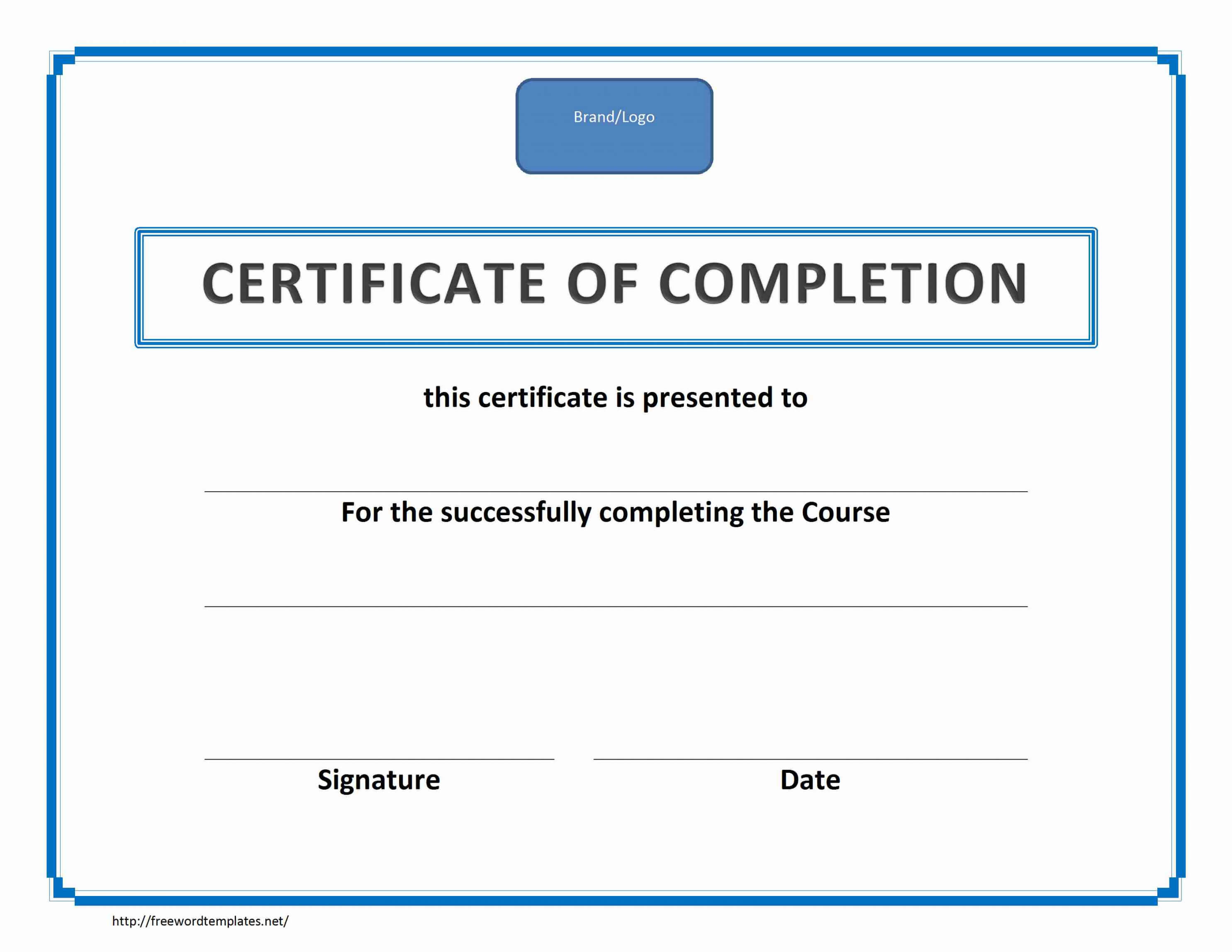Blank Training Certificates Koranstickenco Fall Protection Pertaining To Fall Protection Certification Template